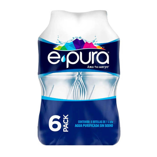 1 c: Purified Water  6 pack  1 liter each