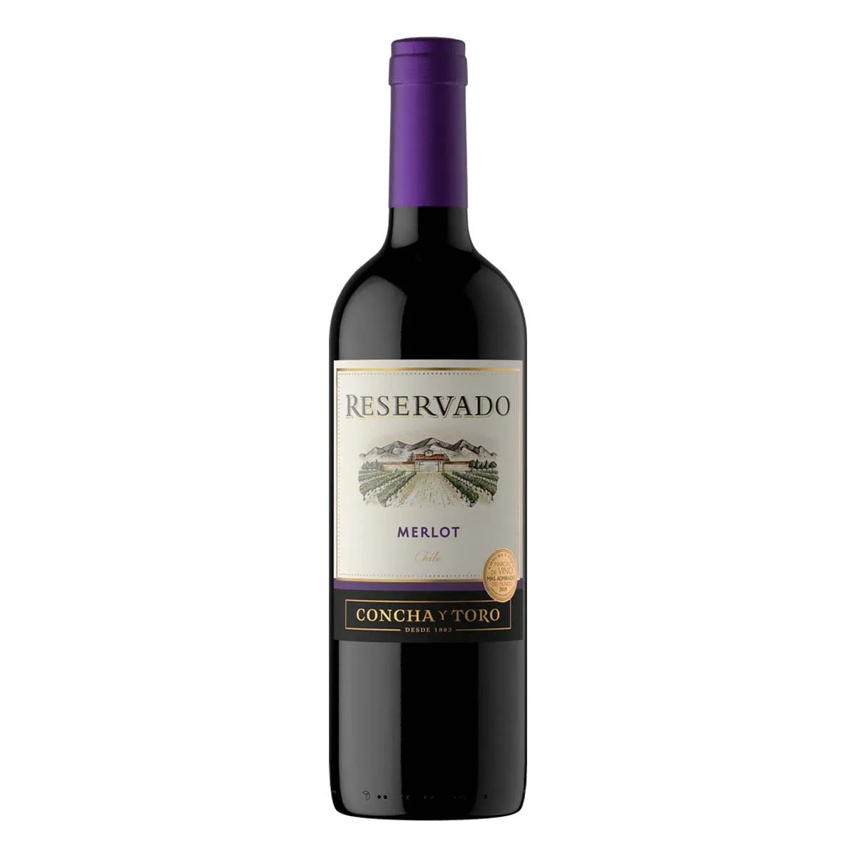 1 h: Reservado Chilean Merlot red wine 750ml