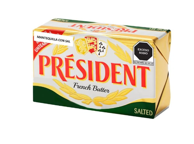 2 b: President Salted Butter 200g