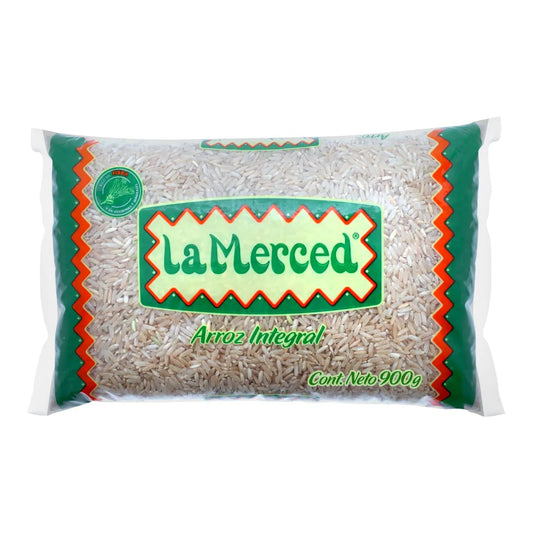 3 d: La Merced Brown Rice 900g package