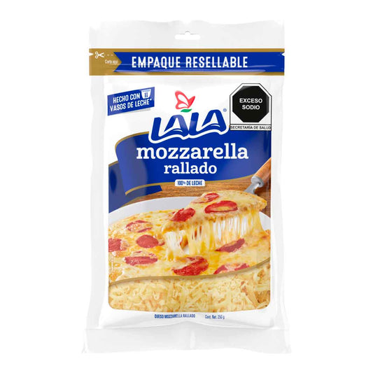 2 a: Grated Lala Mozzarella Cheese