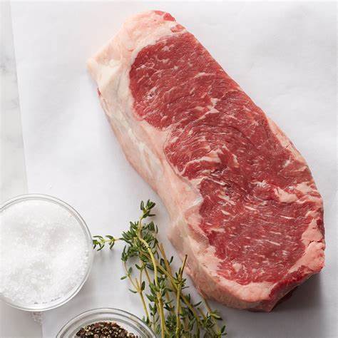 5:1 Fresh Cut New York Steak 1” cut priced per 1/2 kilo (1.1 pounds)