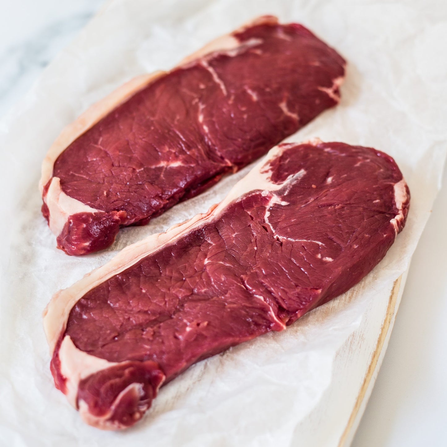 5:1 Fresh Cut Sirloin Steak 3/4" thick cut priced per 1/2 kilo (1.1 pounds)