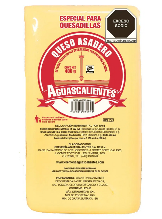 2 a: Asadero Cheese