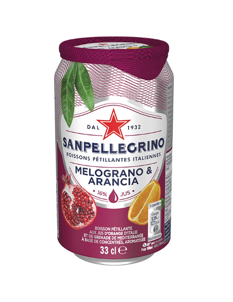 1 c: Melograno & Arancia Flavored Mineral Water